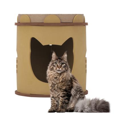 China Environmental Protection Breathable Warm Washable Easy To Assembly Cat House for sale