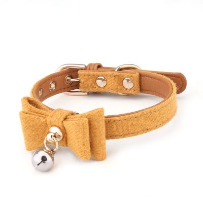 China Lights Top Sale High Quality Factory Supply Luxury Bowknot Smart Pet Collar for sale