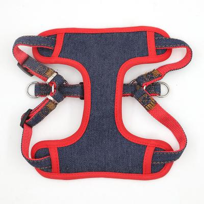 China Reflective Logo Brand Name Soft Breathable Custom Easy Control Easy Adjust Outdoor Pet Harness for sale