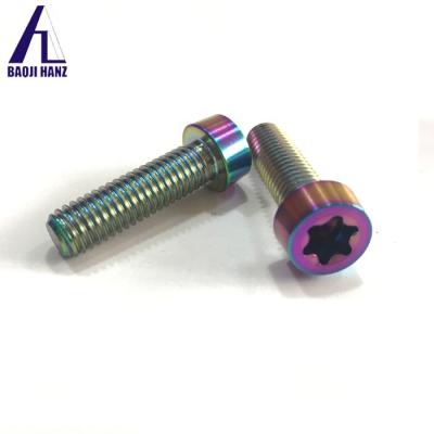 China Equipment accessories: airplane motorcycle mountain bike dress up Gr1 GR2 GR5titanium titanium fastener DIN912 m4 m6 hexagon hex socket head screw bolt for sale