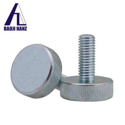 China M6 Bicycle Knurled Flat Head Screw Titanium Screws for sale