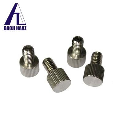 China Bicycle M2 M2.5 Inch Titanium Screw Knurled Flat Head Titanium Bolts for sale