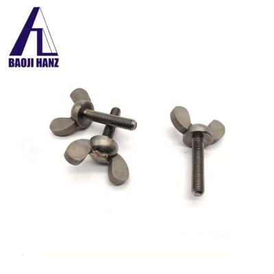 China DIN 316 Gr2 Gr5 Inch High Ti Head Butterfly Bolts Titanium Fender Bolts for sale