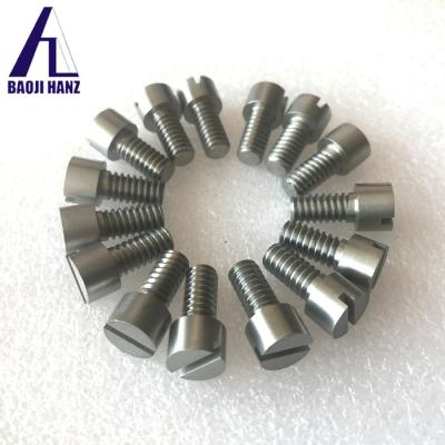 China Industry DIN84 DIN85 slotted pan head gr2 gr5 titanium forged bolts screws for sale