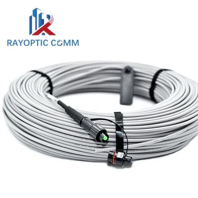 China FTTx SC Fiber Optic Optitap Connector 5.0 Round Fiber Cable Loose Tube LSZH MINI Pigtail SC FTTA for sale