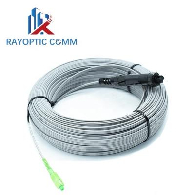 China LSZH Customized Outdoor Mini Optitap H SC Connector Fiber Optic Quick Patch Cord Ftth Drop Cable Fiber Optic Cable Assemblies for sale