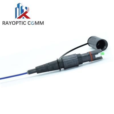 China Factory Price Armored Fiber Optic Cable OptiTap Compatible SCAPC H Corning Fiber Optic Patchcord For FTTH FTTA Singlemode Simplex for sale