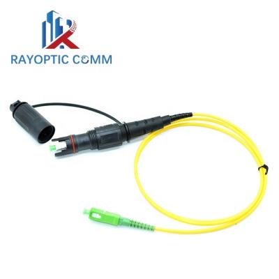 China Optitap H Connector Fiber Optic Patchcord SC APC Corning Waterproof Fiber Optic Optique Ftth Compatible Simplex Singlemode for sale