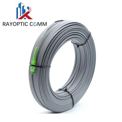 China LSZH Customized Fiber Patch Ties Fibra Optica Pigtail SM SX SCAPC Gray LSZH For FTTH Drop Cable for sale