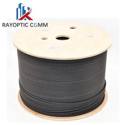 China Plastic Fiber Optic Cable 1km 2 4 Core Fiber Optic Cable Drum Price Drop Cable 2.0 (Â ± 0.1) mm * 5.2 (Â ± 0.2) millimeters for sale