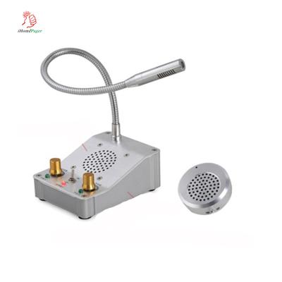 China High Quality Professional Aluminum Window Intercom Speaker Transceiver System For Bank for sale