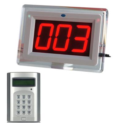 China *25mm display number wireless queue management and visitor call pad 140*100 for sale