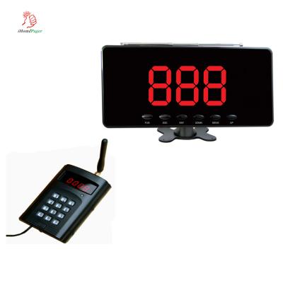 China Simple Electronic ABS Auto-Hold Queue Management Keyboard With Token Display System for sale