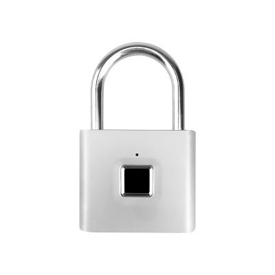 China Popular Waterproof Rechargeable Fingerprint Fingerprint Smart Padlock for sale