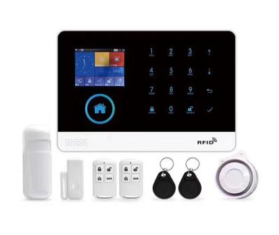 China Plublic Area Tuya GSM+WIFI Home Security Classic Wireless Burglar Alarm System for sale