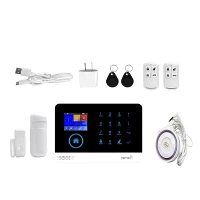 China Free Plublic Area Combination IOS and Android WIFI/GSM/3G/GPRS Network Alarm System for sale