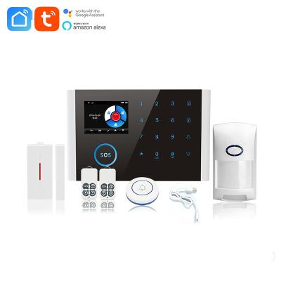 China New Plublic area wireless smart wifi siren 9 languages ​​built-in alarm system for home security for sale