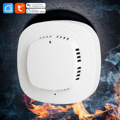 China Waterproof / Waterproof Accessible 9V En14604 Hotels Conventional Photoelectric Optical Smoke Detector With Built-in Battery for sale