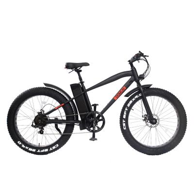 China High Quality Steel Shimano 7 Speed ​​Fat Tire Electric Bike 26 Inch Electric Bike For Adults for sale