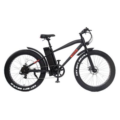 China Factory Wholesale 26 Inch 36V 48V Steel Electric Bike For Men 6 Speed ​​Folding Fat Tire Electric Bike for sale