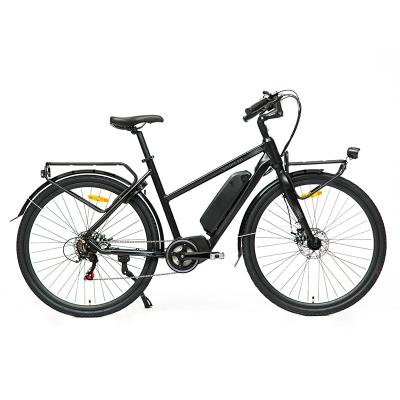 China Popular city 250W city aluminum alloy electric bicycle 700C 36V e bike for sale