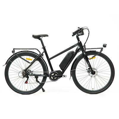 China Aluminum Alloy Design 36V 250W 700C Popular Electric Bike Ebike Urban City For Adults for sale