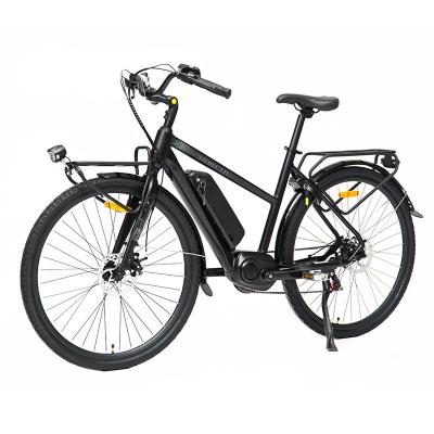 China Mid Motor Disc Brake Aluminum Alloy 700C City Electric Bike Enduro Powerful Electric Bicycle 7 Speed for sale