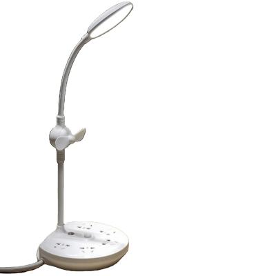 China Household Integrated Desk Lamp With Mobile Phone Holder Electric Power Socket for sale