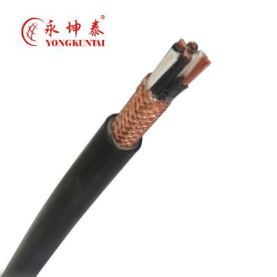 China Construction 300 rvvp 300v shielded flexible cable with copper wire braid for sale