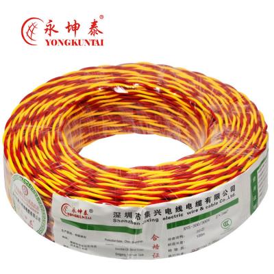 China Low Voltage Heating Cable RVS Copper Core Shielded Flexible Twisted Pair Cable for sale