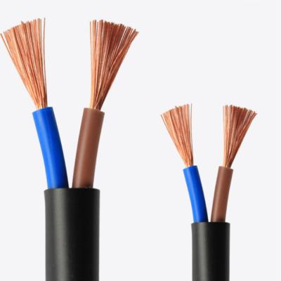 China Two Core Power Cord For Home Appliances RVV 2 Core PVC Insulated Flexible Cables And Cable 300/500V for sale