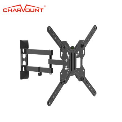 China Cold Rolled Steel 180 Degree Swivel LCD Bracket Flip Down Tv Wall Mount Max VESA 400*400mm Full TV Mount Motion TV for sale