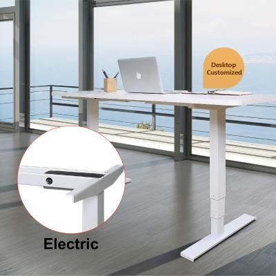 China Electric Motor Adjustable Double Height (Height) Adjustable Table Stand Lifting Mechanism Ergonomic Desk View For Office Position Desk for sale