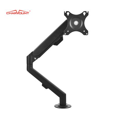 China Cold Rolled Steel 180 Degree Swivel Shock Absorber Height Adjustable Monitor Desk Mount Other Computer Accessories for sale