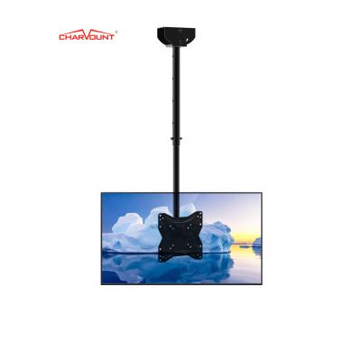 China Charmount Full Motion Cold Rolled Steel LCD 360 Degree Swivel Ceiling TV Frame TV Ceiling Mount Drop Down TV Lift for sale