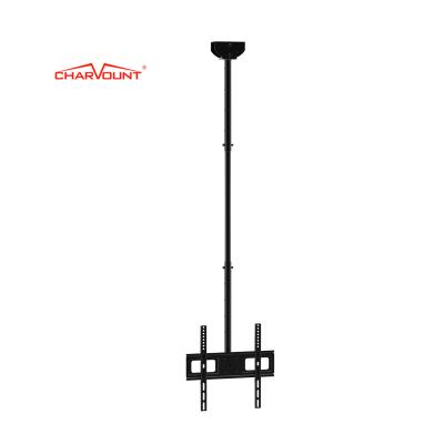 China Wholesale Max VESA 400*400mm Cold Rolled Steel Ceiling TV Bracket 26-55 inch TV Ceiling Mount Hanger for sale