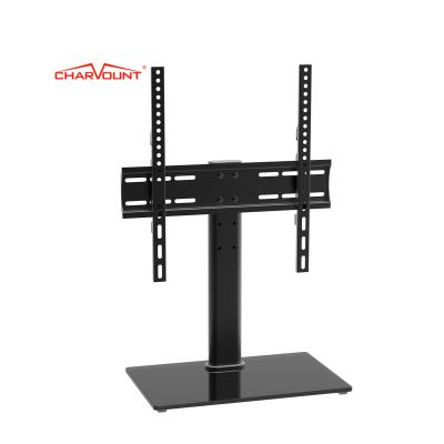 China Max VESA 400*400mm Max VESA 400*400mm Supply Height Adjustable Glass Mount Desktop Base Base Mount 400x258x640mm for sale