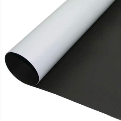 China Isotropic / Anisotropic Printing Flexible Rubber Magnet Magnet Sheet Anisotropic Self Adhesive Roll Magnetic Laminated for sale