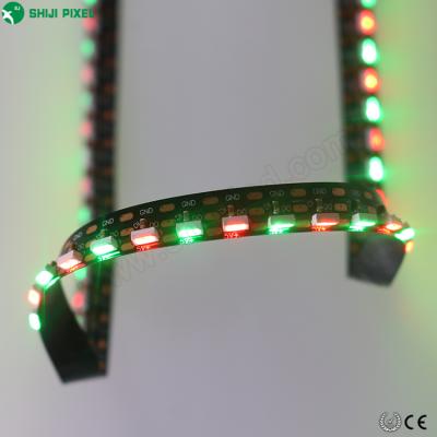 China Shiji theme park lighting programmable 5v side emitting accessible sk6812 RGB 144led full color led strip for sale