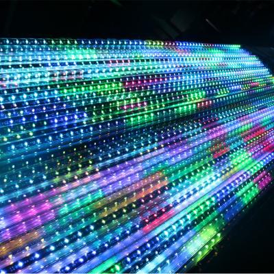 China Epistar nightclub /bar /stage /concert dmx ice crystal tube 3d light effect led meteor light for sale