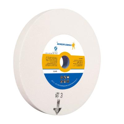 China 24inch/600mm OEM ODM high quality white croundum grinding wheels for bench grinders for sale