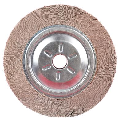 China Aluminum Easy Continuous Working Fin Wheels For Large Area Rough Polishing Of Metal Furniture for sale