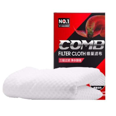 China Viable Aquarium Honeycomb Filter Cotton Filter To Improve Water Quality for sale