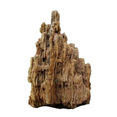 China Sustainable Aquarium Landscaping Wooden Fossil Pond Landscaping Myanmar Wooden Fossil Similar To Tree Jade for sale