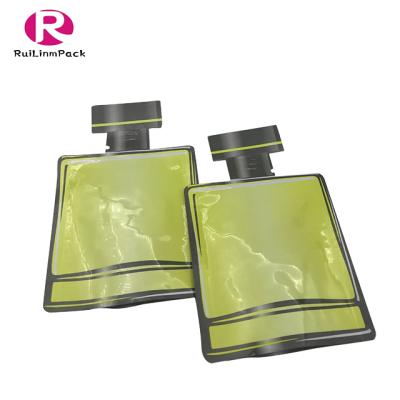 China Recyclable Customize Bottle Form Open Top Pouch Aluminum Foil Bags Heat Sealing Machine Plastic Pouches for sale