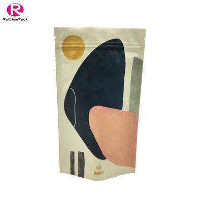 China Factory Direct Supply Recyclable Stand Mylar Resealable Zipper Lock Pouch Materials Coffee Tea Packaging Bag for sale