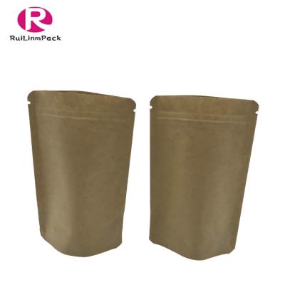 China High Quality Low Price Brown Kraft Paper Food Packaging Bag With Food Packaging Bag for sale