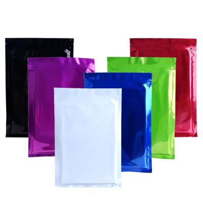 China Environmental Moisture Proof Former Aluminum Foil Food Packaging Bag Smell Proof Zipper Lock Bag for sale