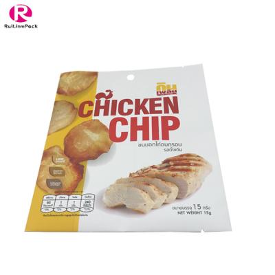 China Hot Selling Recyclable Matte Finished Food Grade Back Side Seal Aluminum Foil Dry Food Packaging Bags Snack Pouches for sale