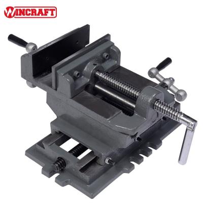 China Four positions allows 1PCS Machine Workholding Vise 75mm/100mm/125mm/150mm/200mm Light duty Cross Slide Vice for sale